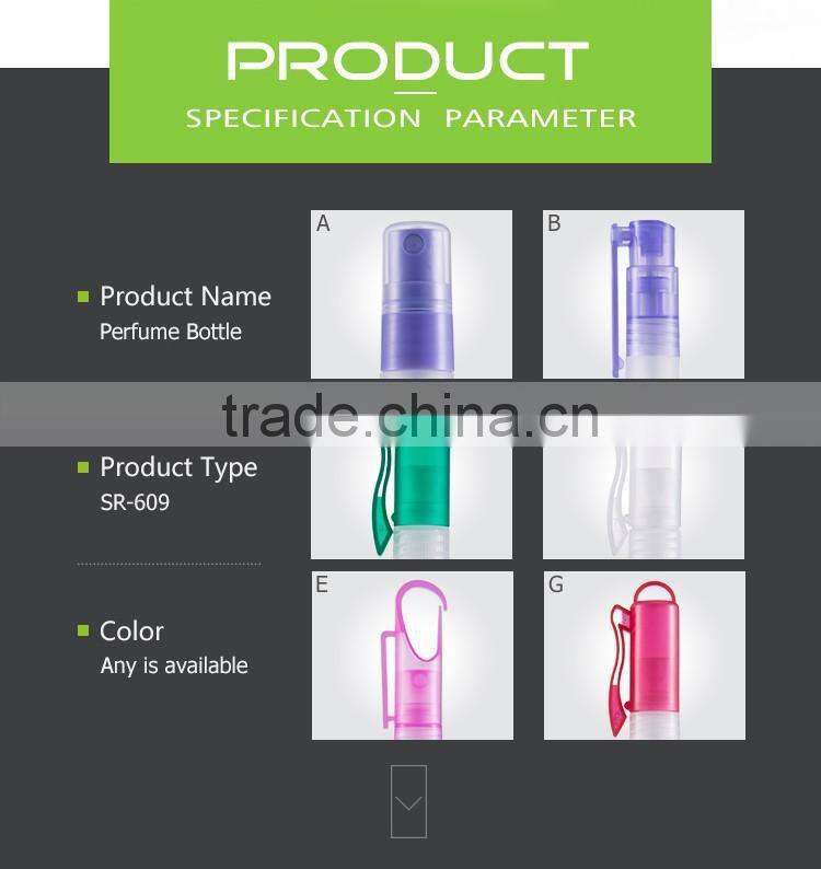 Factory price large hot sale empty portable colorful bottom refill perfume atomizer