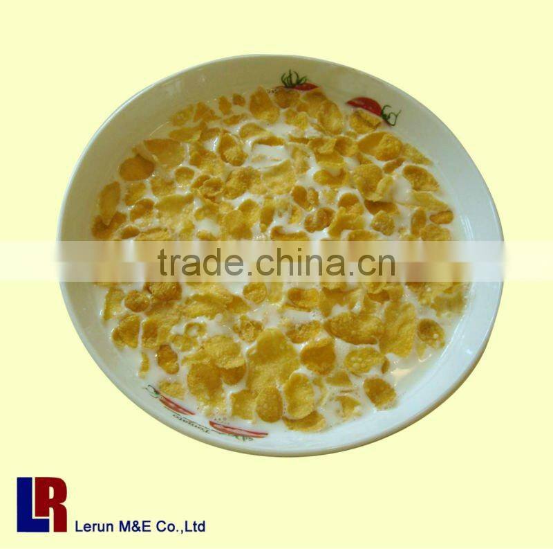energy saving twin-screw extruder honey corn flakes processing line