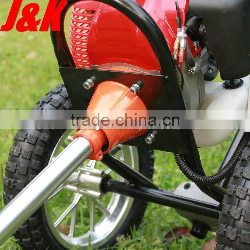 1E44F 51.7CC 2 STROKE Hand Push - Type mini Rice Corn Harvester with Wheel