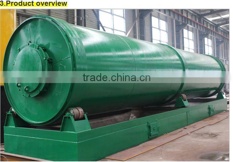DAYI Large capacity Environmental Friendly Pyrolysis Plant For Tyre Plastic And Rubber Getting Raw Oil