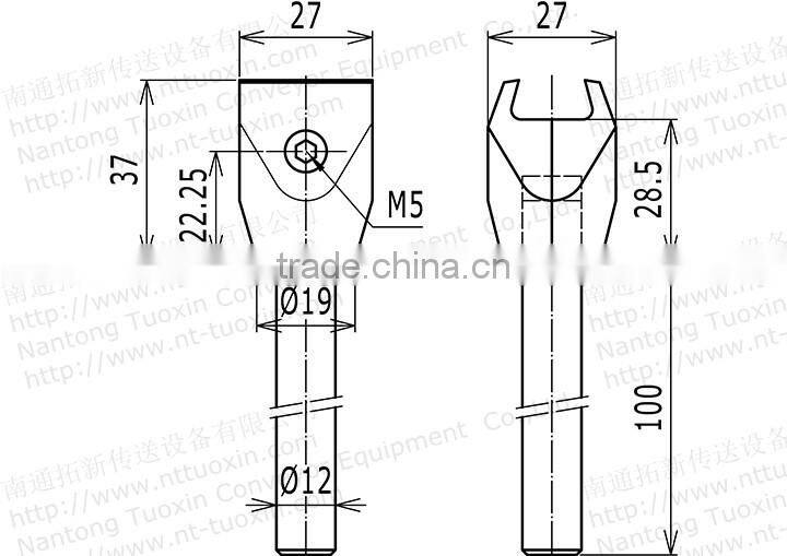 TX-108 Single Guide-Rail Clamp