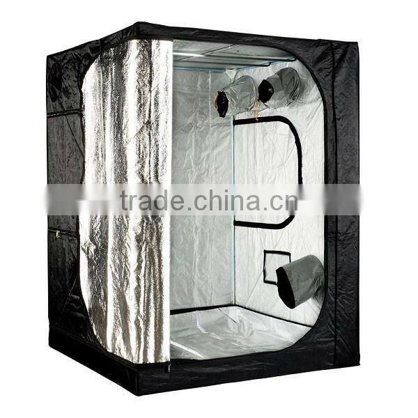 New Design Quality Portable Grow Tent Silver Mylar Green Room Hydroponic Bud Room Dark Room 2x2x2M for Gardening