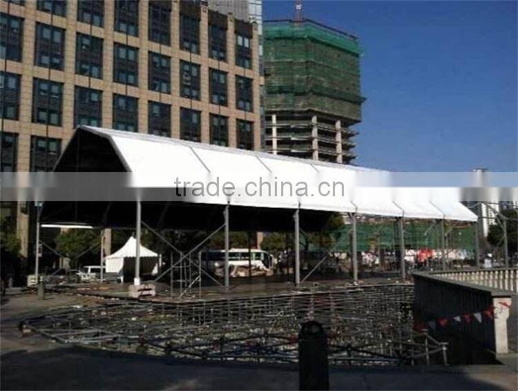 High class big durable curve tent with black PVC inside