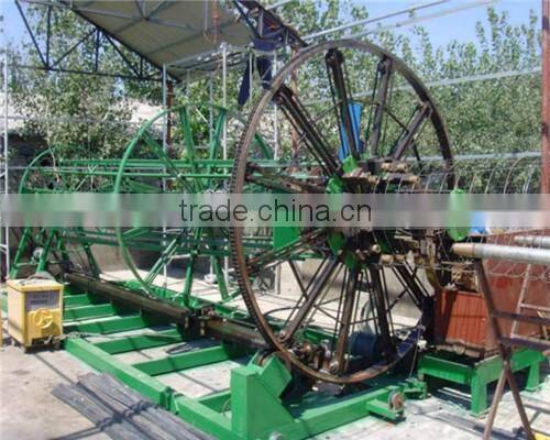 Steel wire cage forming machine