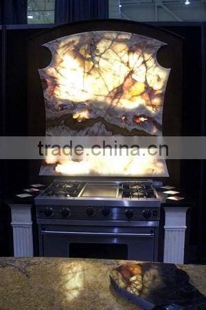 Handemade Good Price LIGHT LIGHT GREEN ONYX COUNTERTOPS