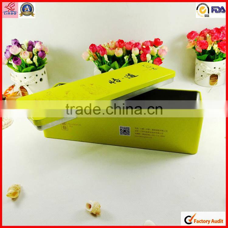supplier custom american rectangle ginseng tin box