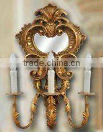 Wooden classical hand carved wall mirror, MOQ:1PCS(B70111)