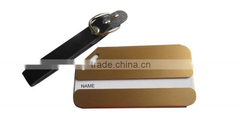 Brushed Shinny Aluminum Travel Luggage Tags
