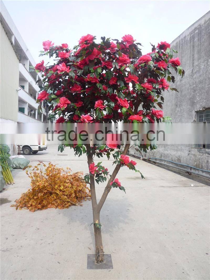 indoor artificial decoration 2-5 m H fake flower potted bonsai plant LGH15-06