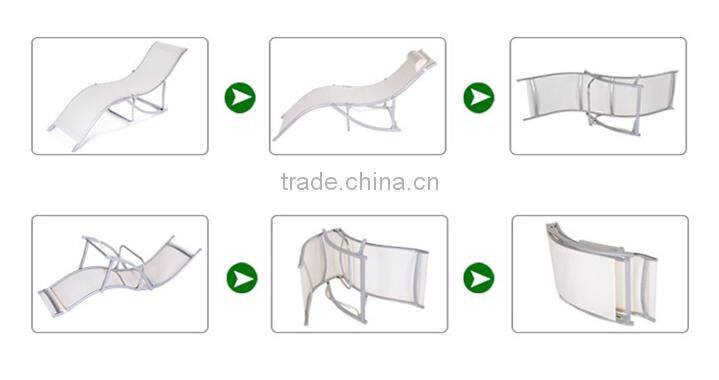 Hot Sale Foldable chaise lounge chair with Pillow