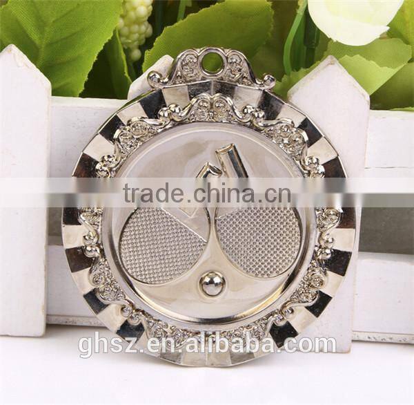 best selling golden zinc alloy Table Tennis medal