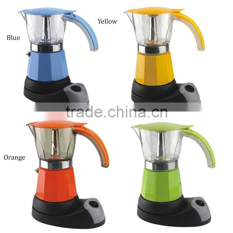 electric moka coffee pot