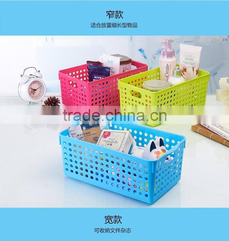 Plastic Storage basket with lids, Rectangle Shape Storage baskets