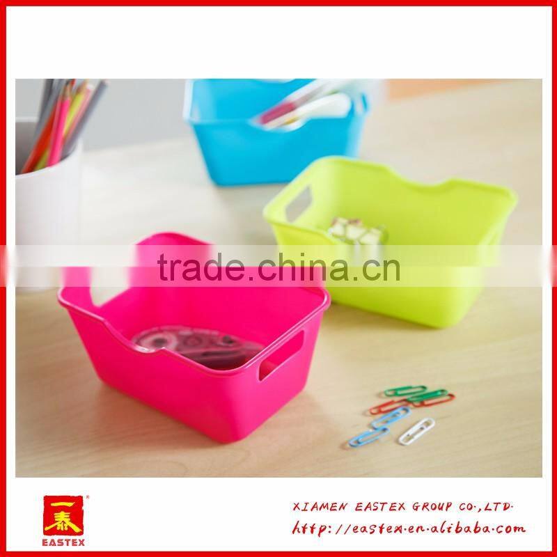 Plastic desktop storage box