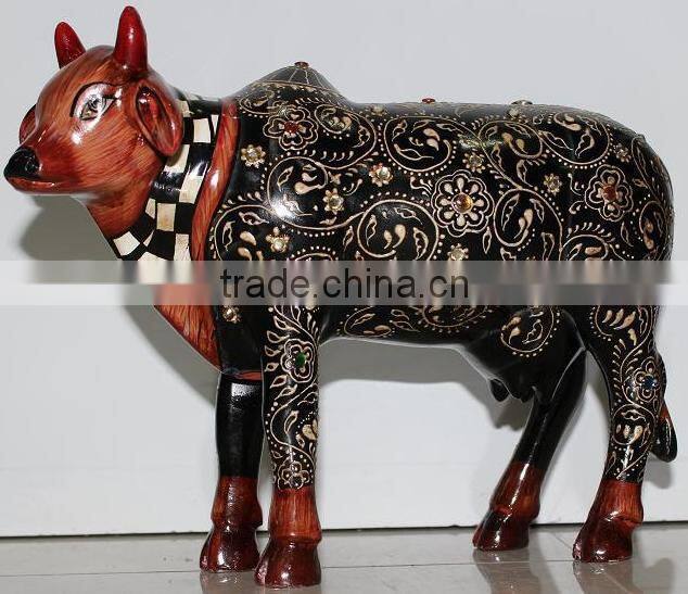 New Design hand made painted designer cow