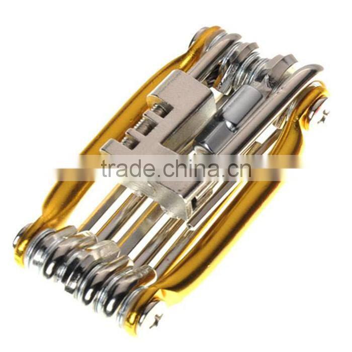 Professional portable multifunction bicycle repair tools with three color