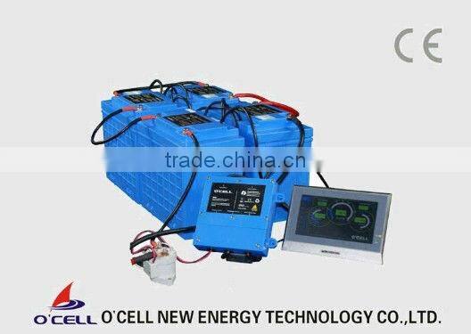 Lithium ion 48V 100Ah LiFePO4 battery Pack for sightseeing cars