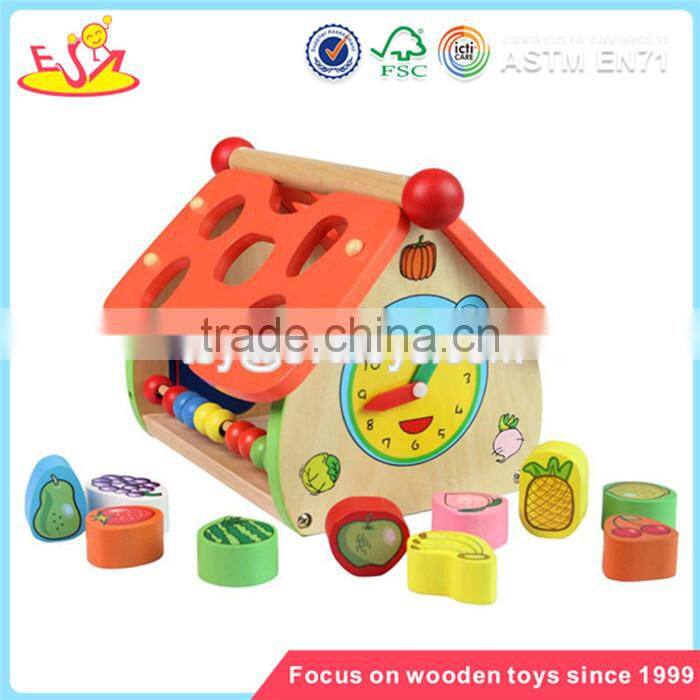 Wholesale teaching aid wooden numbers blocks toy interesting wooden numbers blocks box toy W11H007