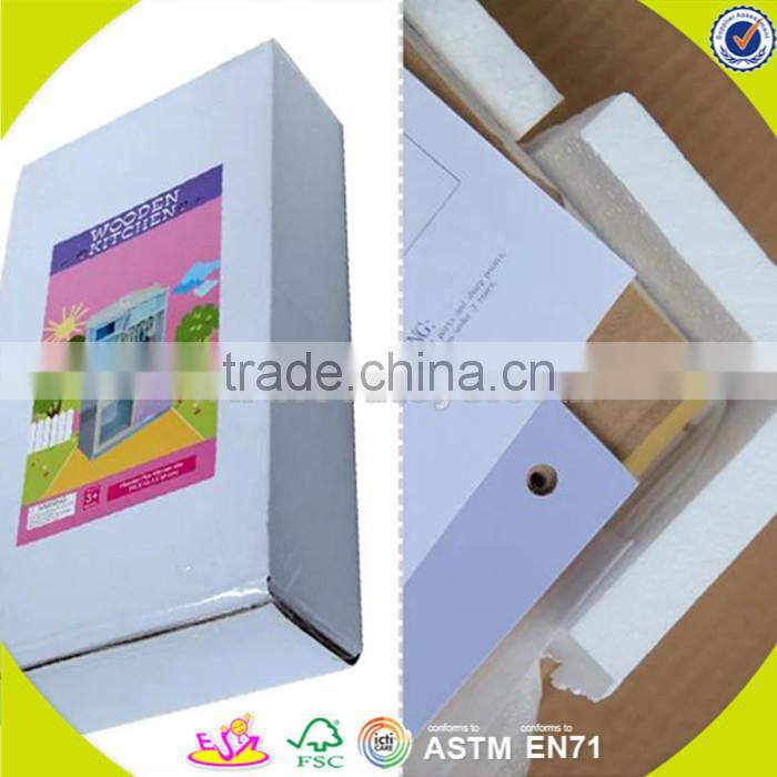 wholesale cute wooden pretend kitchen toy, fashion kids wooden kitchen toy, interesting children wooden kitchen toy W10C141