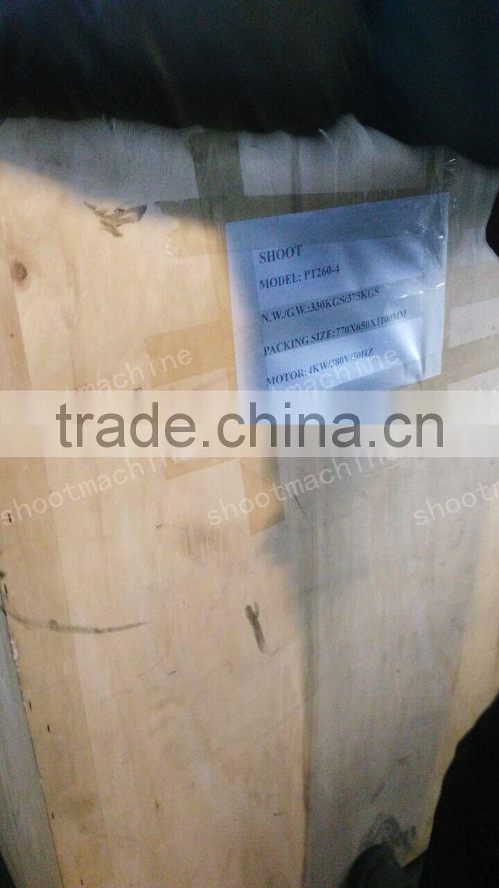 Double Sides Thicknesser Machine PT260-4 with Spindle Speed 8000r/min and Feeding Speed 7.9r/min