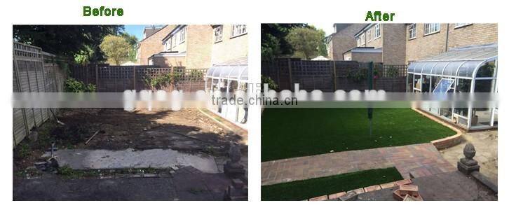 40 mm height U shape Landscaping Synthetic grass for park,backyard,balcony