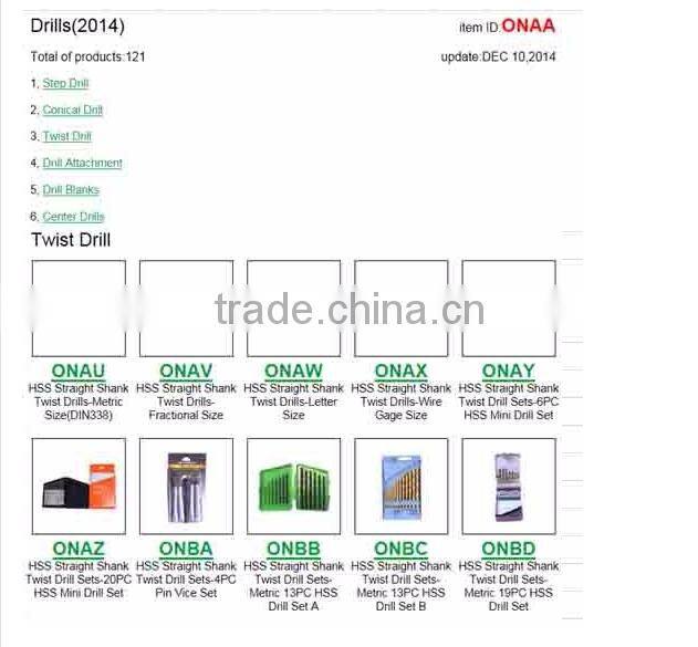 25pcs nano titanium coating straight shank Hss Twist Drill Bits set Cobalt Fully Ground Bright Finish drilling Metal Forged