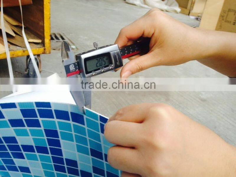 Blue/Blue&White/Mosaic 2mm swimming pool and pond liner