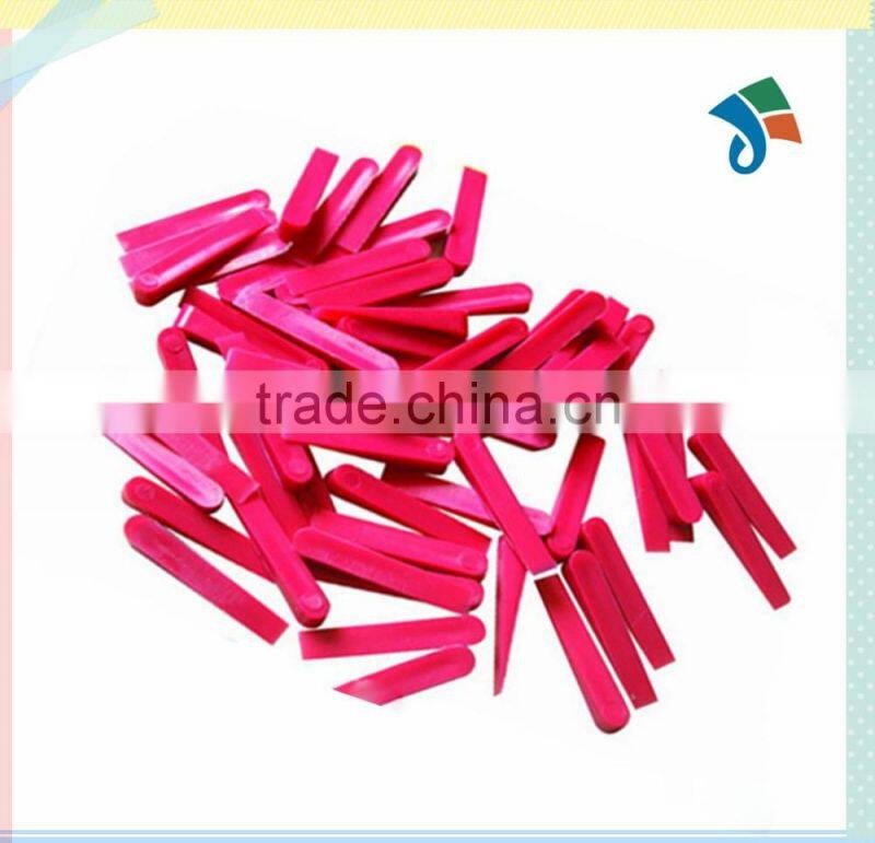 Wedges spacers floor plastic lippage tile leveling system