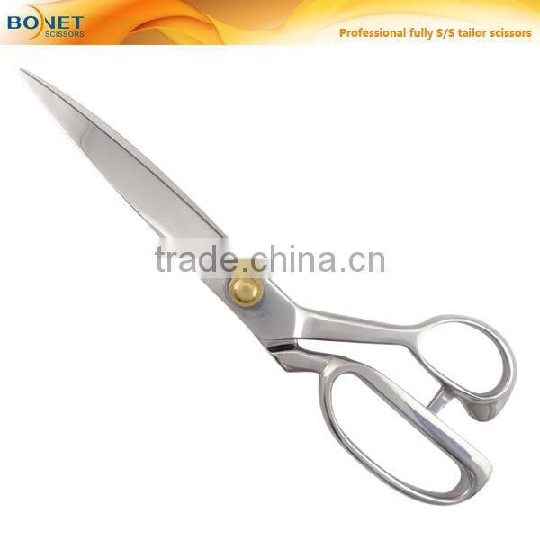 S11002C FDA qualified 10 inch zinc-alloy handle copper plated tailor heavy duty shears & scissors