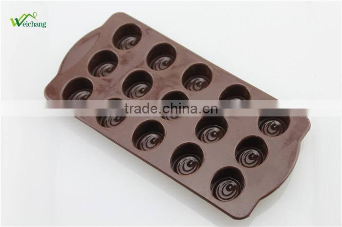 WCJB064 Chocolate Silicone Mold Ice Cube Candy Dessert Jello Mould Flower Gift
