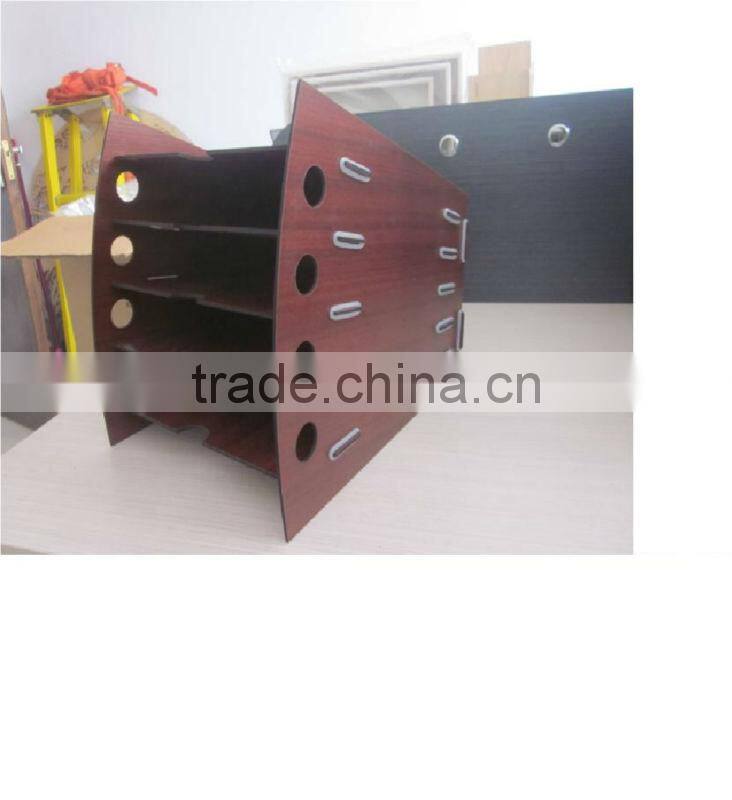 Customized wooden stand file holders for sale