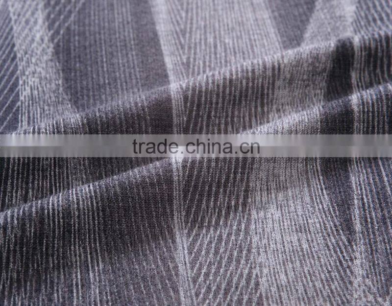 mens printing fine wool crew neck Autumn knit sweater