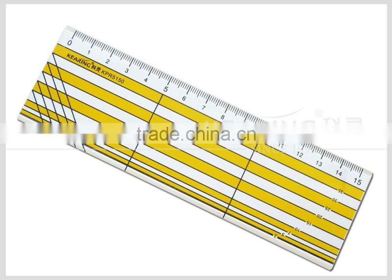 Shanghai Kearing 15cm Acrylic Patchwork Rulers With 2mm Thickness for clothing Design #KPR5150