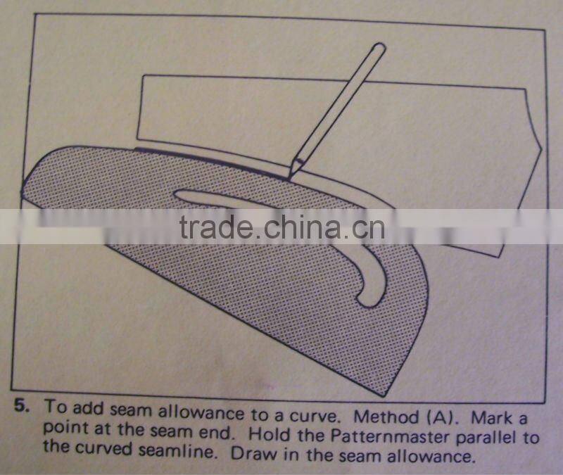 kearing brand,#6511,40cm MetricPattern Master,0.5&1.0cm seam allowance