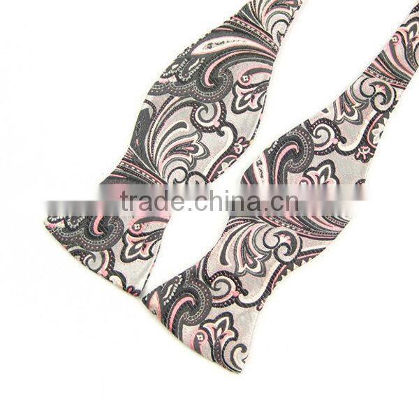 HD-DS21Adjustable jacquard woven silk bowtie/New fashion neckwear