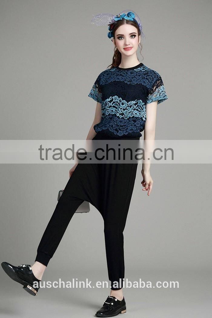 hot sale personalized chic ladies cheap baggy pants wholesale price