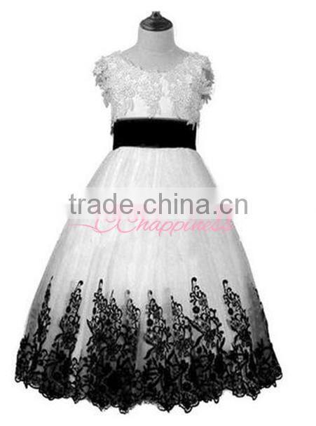 Beauty Yellow Lace Pageant Dresses for Little Girls