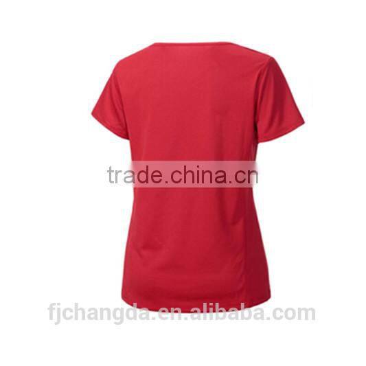 Cannda 100% cotton women sport t shirt blank