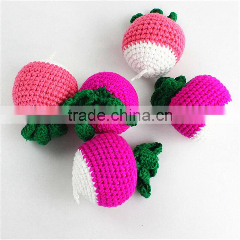 wholesale Photography studio props wool knitting toys children's fruit and vegetable simulation baby photography props