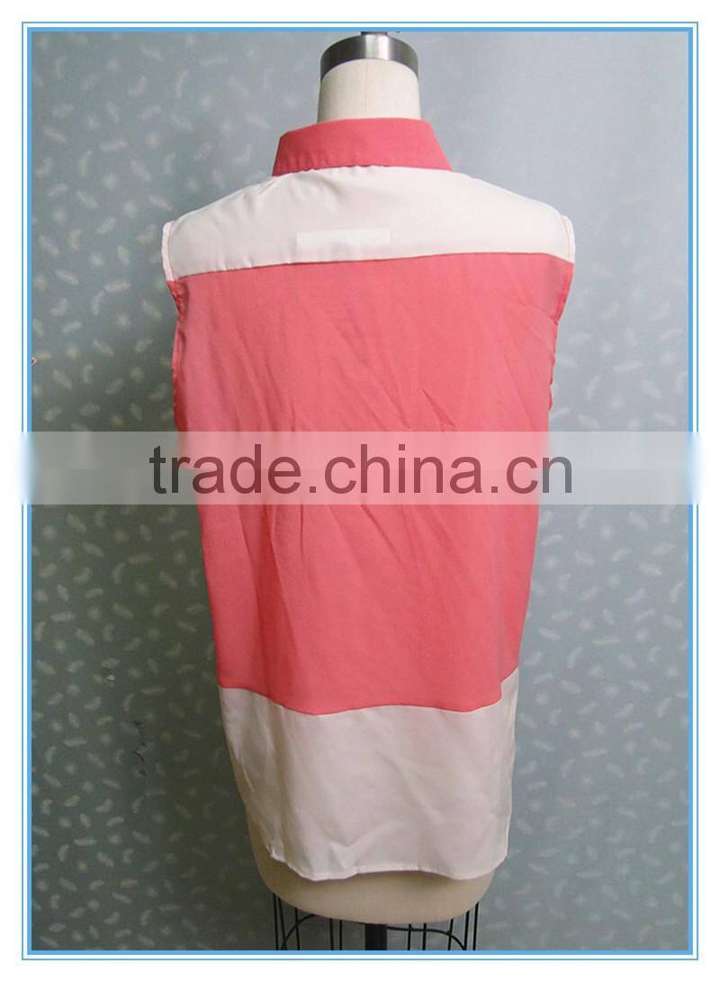 Chiffon Loose New Designs Sexy Summer Color Women Top