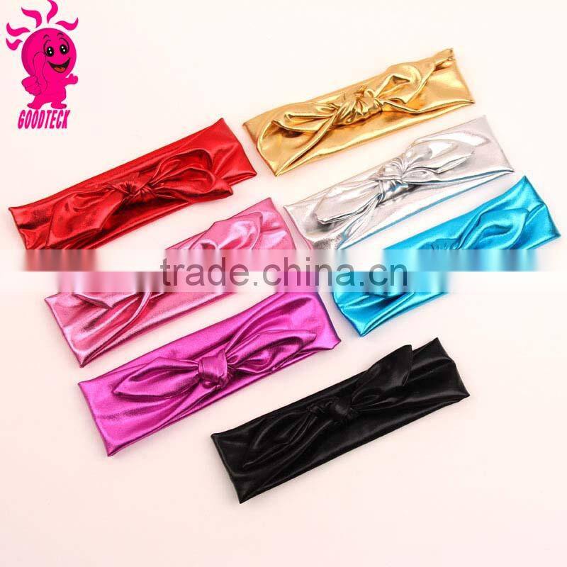 New Baby Headband Polka Dot Print knot tie headwrap Vintage Cotton Head Wrap Photo Prop stretchy Knot Girls Hair Accessories