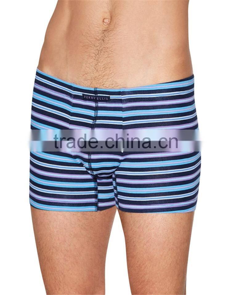 Factory price cotton knit fabric stripes boxer briefs custom boxer shorts
