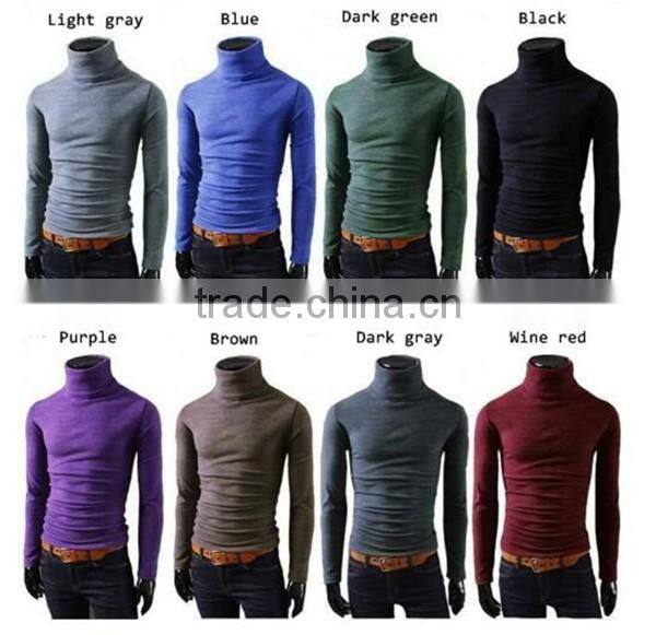 Eco-Friendly Factory Custom Turtleneck Wholesale T-shirts