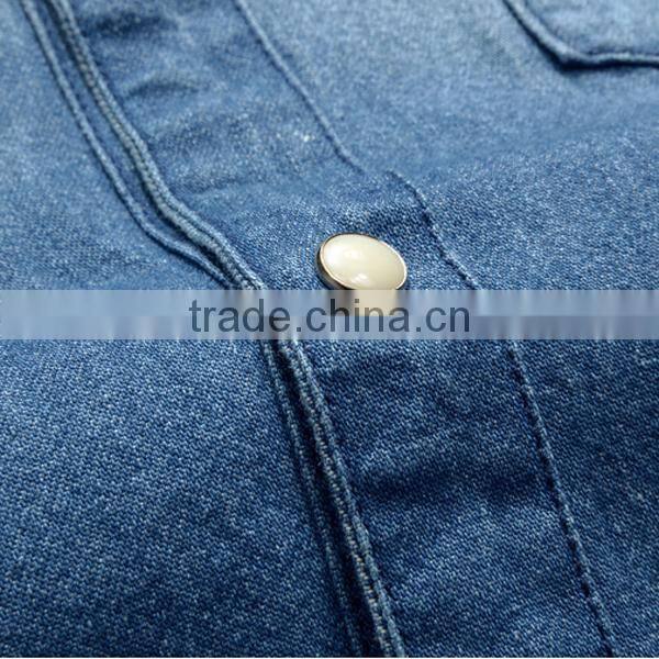 Custom fashion streetwear adults denim shirts