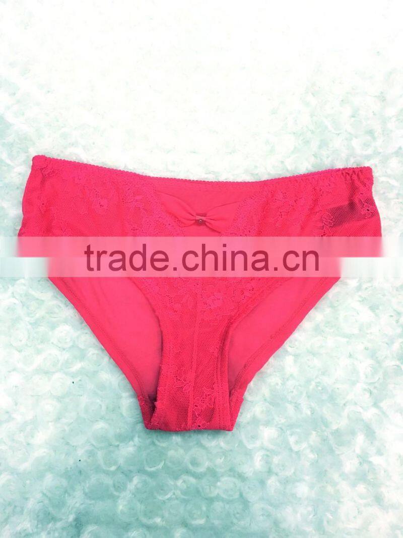 Lace top see through polymide bra and panty brief Shantou quality underwear Sanhui