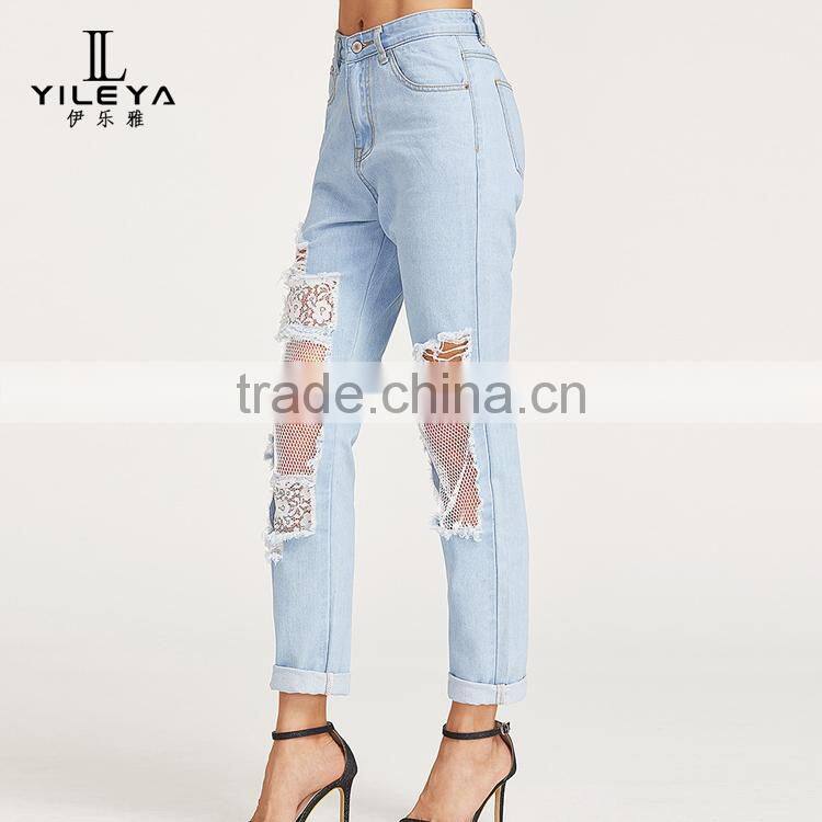 Custom china made skinny adult jeans,ladies jeans pants
