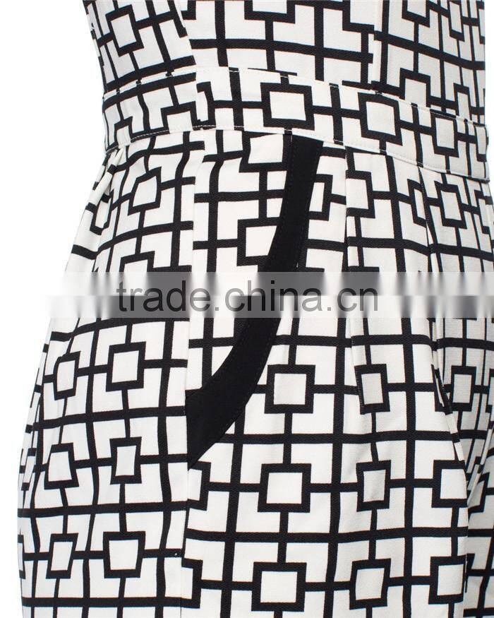 factory price newest ladies african print woman short jumpsuit women summer 2015