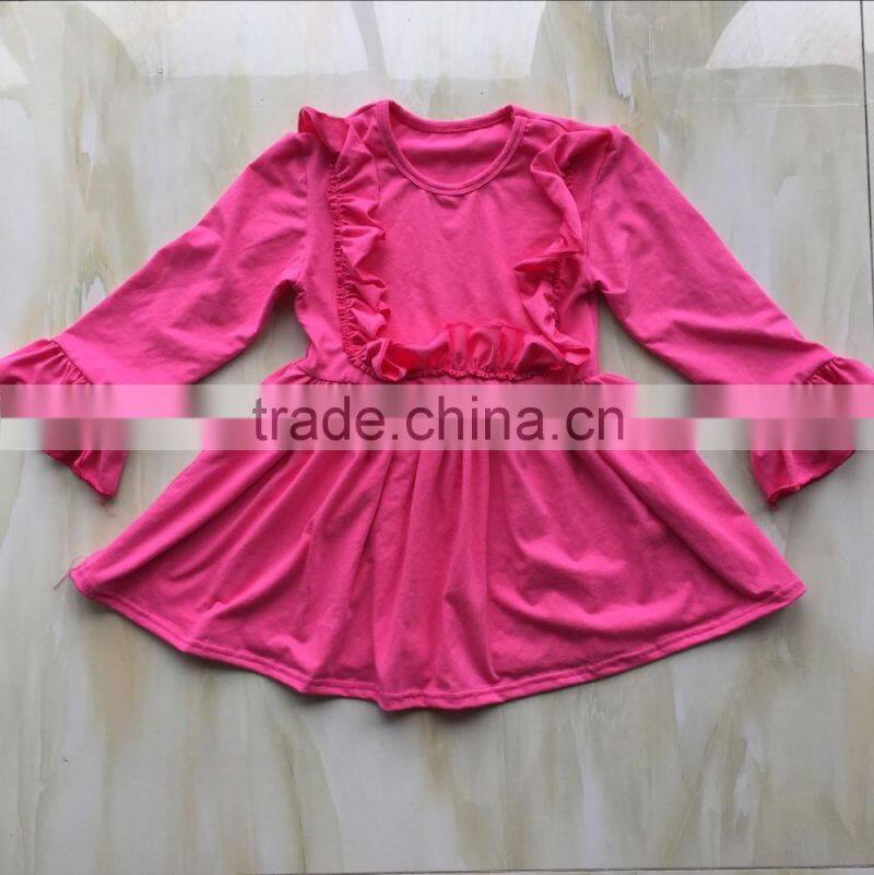 mjy-163 Fashion girl clothes new model girl dress long sleeve baby cotton dress