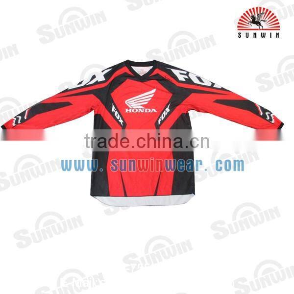 Wholesale Custom Design BMX Jerseys Sublimated Professional Ride Jersey
