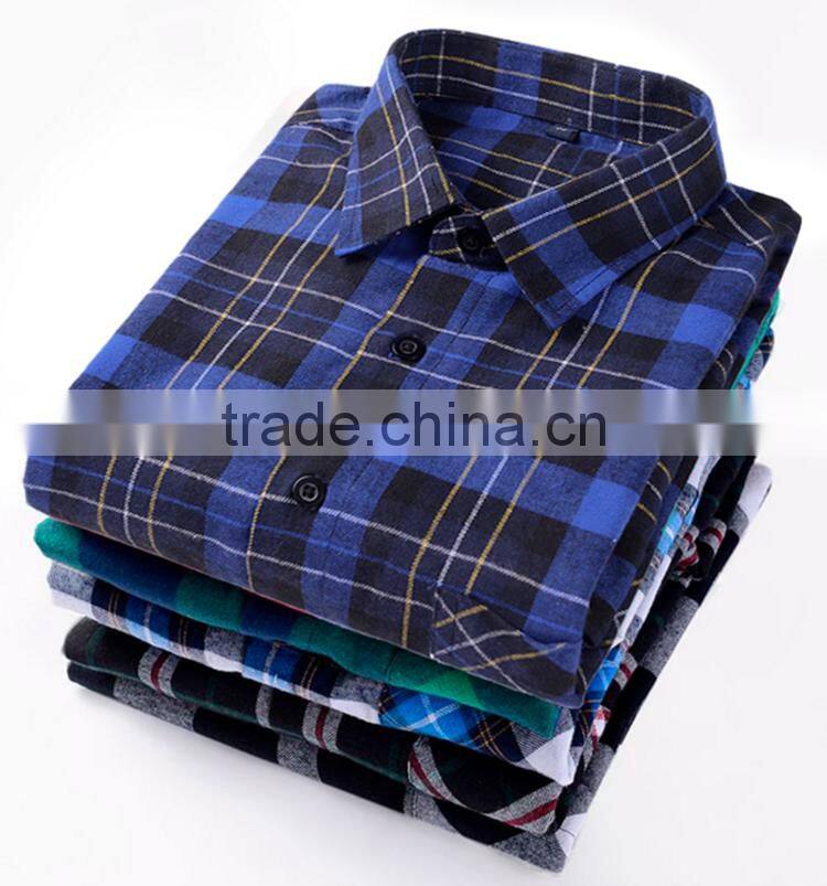 flannel shirt for men clothes new fashion causal shirt for men 100% cotton boys fancy shirts